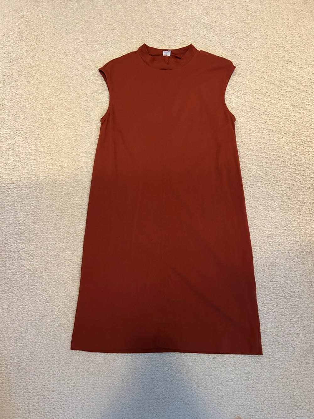 Arket Sleeveless Rust Dress